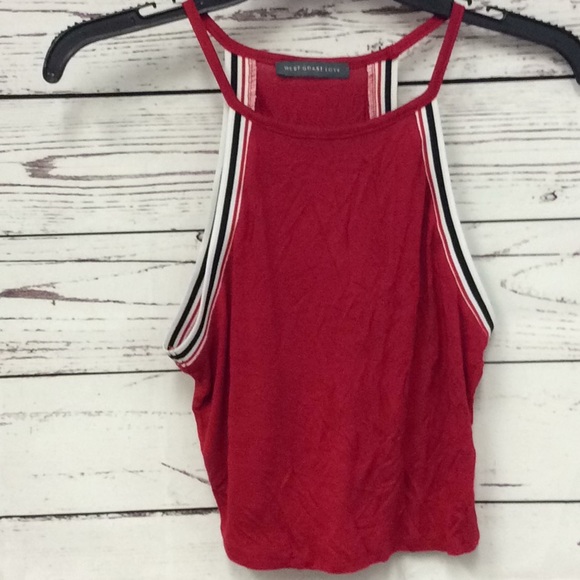 West Coast Love cropped tank‎ top - Picture 1 of 4
